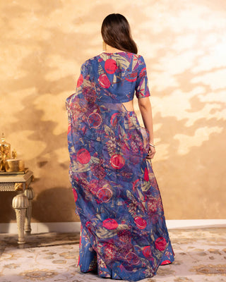 Heavy Airtex Chinon Digital Print Tiered Lehenga Choli Collection Clothsvilla