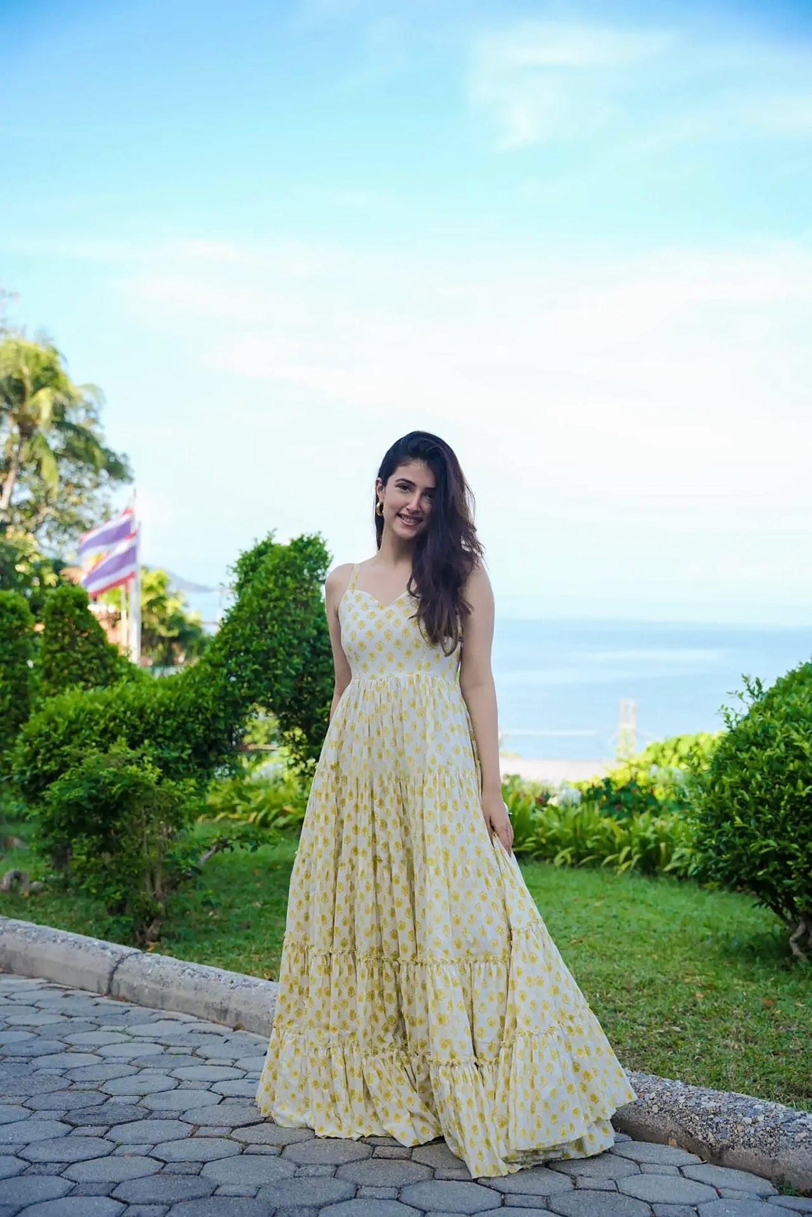 Heavy Digital Print Full Flare Anarkali Gown for Women Clothsvilla