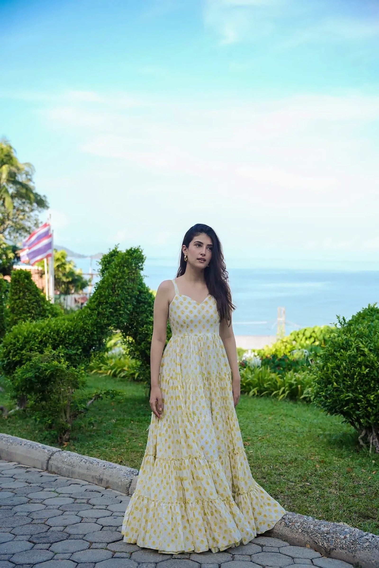 Heavy Digital Print Full Flare Anarkali Gown for Women Clothsvilla