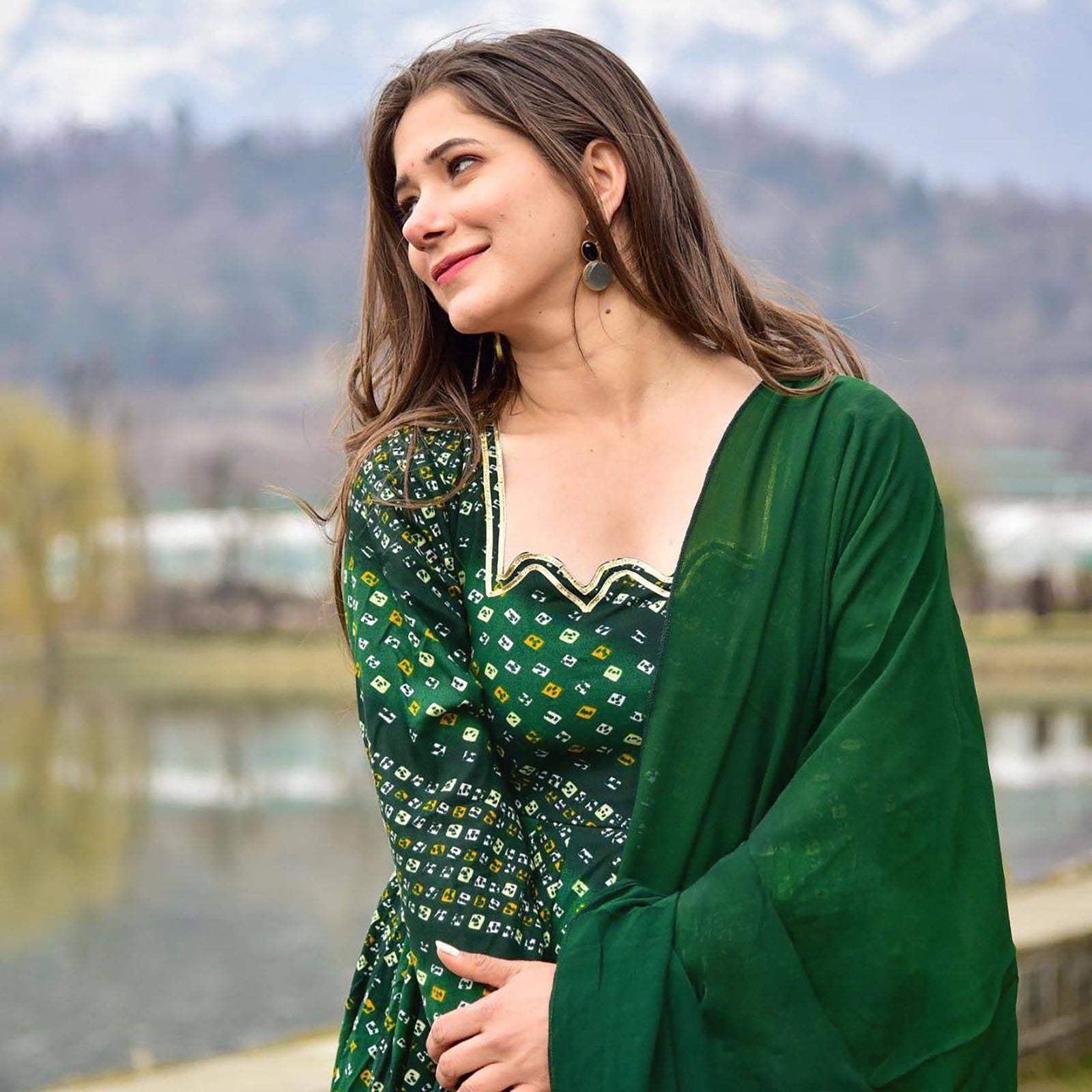 Heavy Digital Print Full Flare Gown Collection for Women Clothsvilla
