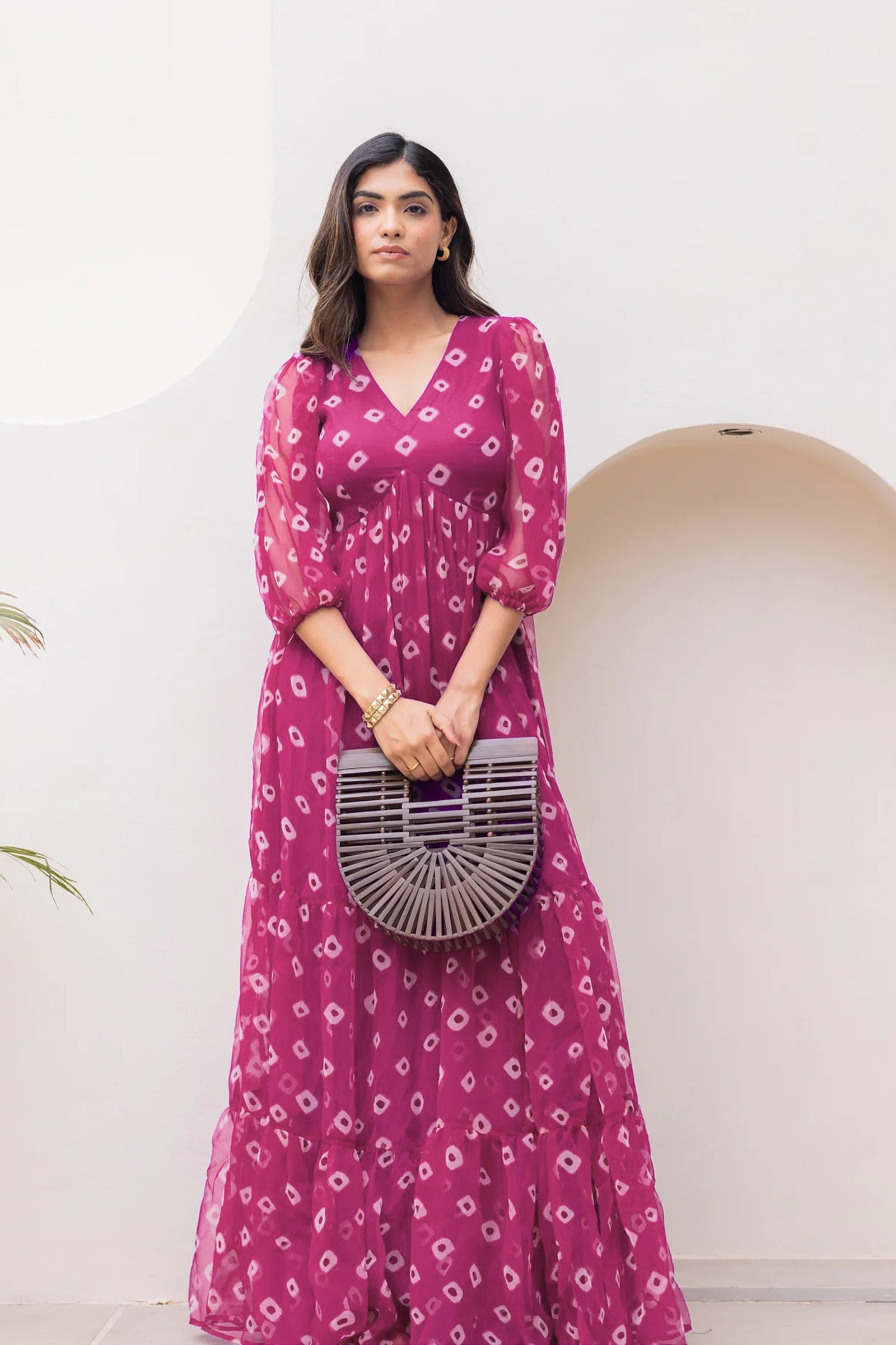 Heavy Faux Georgette Digital Print Anarkali Gown for Women Clothsvilla
