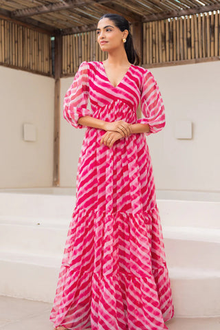 Heavy Faux Georgette Digital Print Anarkali Gown for Women Clothsvilla