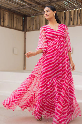 Heavy Faux Georgette Digital Print Anarkali Gown for Women Clothsvilla