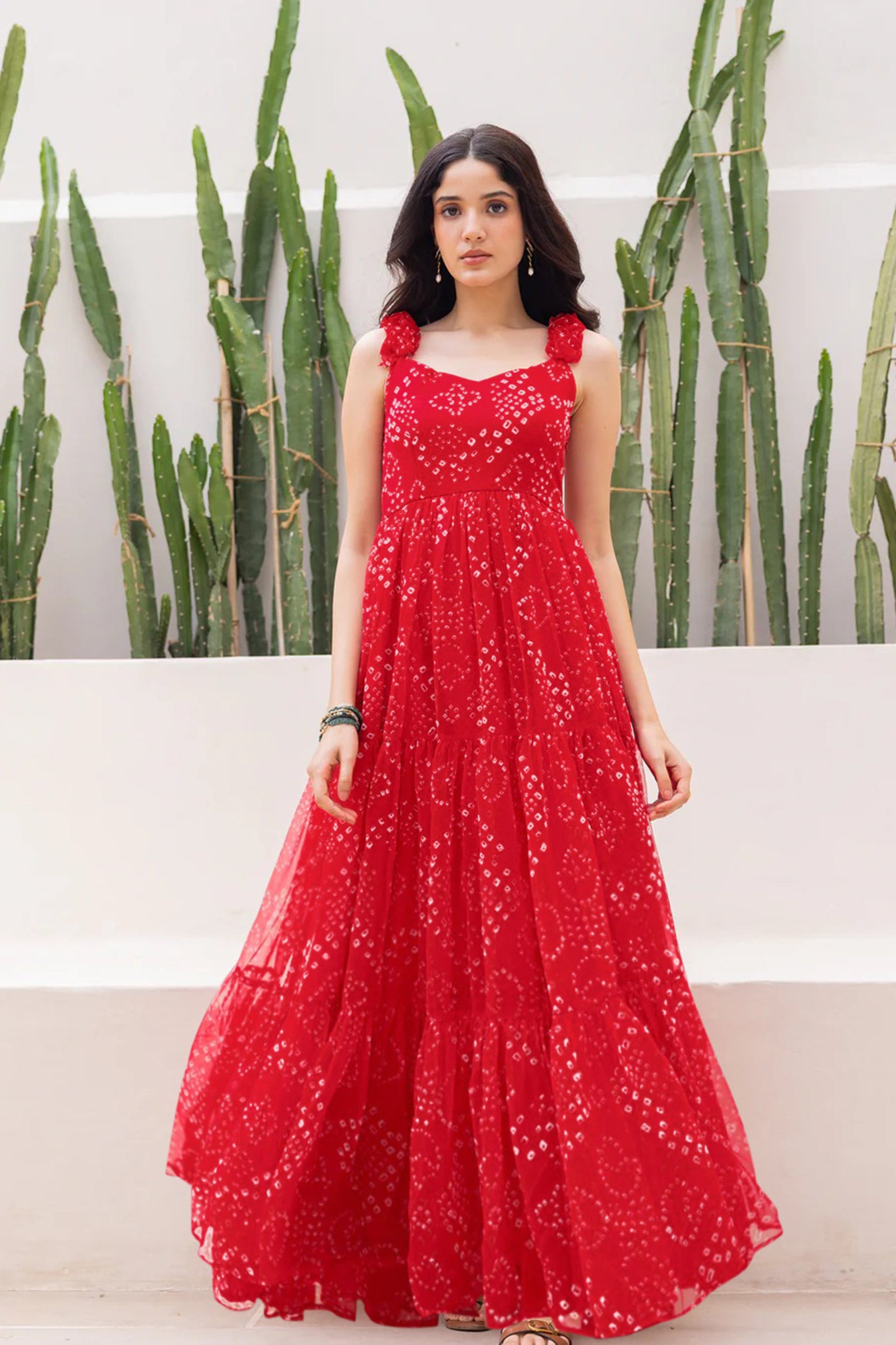 Heavy Faux Georgette Digital Print Anarkali Gown for Women Clothsvilla