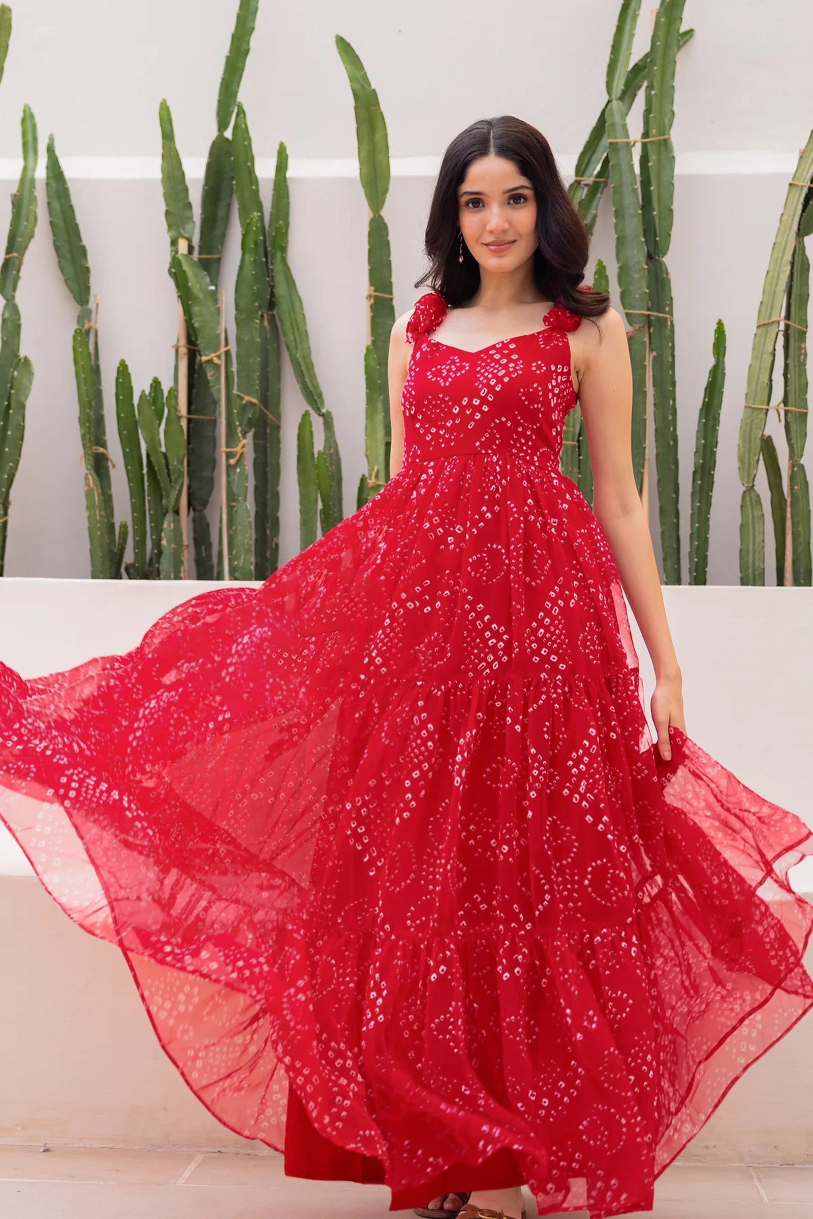 Heavy Faux Georgette Digital Print Anarkali Gown for Women Clothsvilla