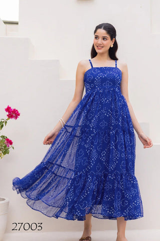 Heavy Faux Georgette Digital Print Flared Anarkali Gown for Women Clothsvilla
