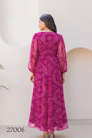 Heavy Faux Georgette Digital Print Flared Anarkali Gown for Women Clothsvilla