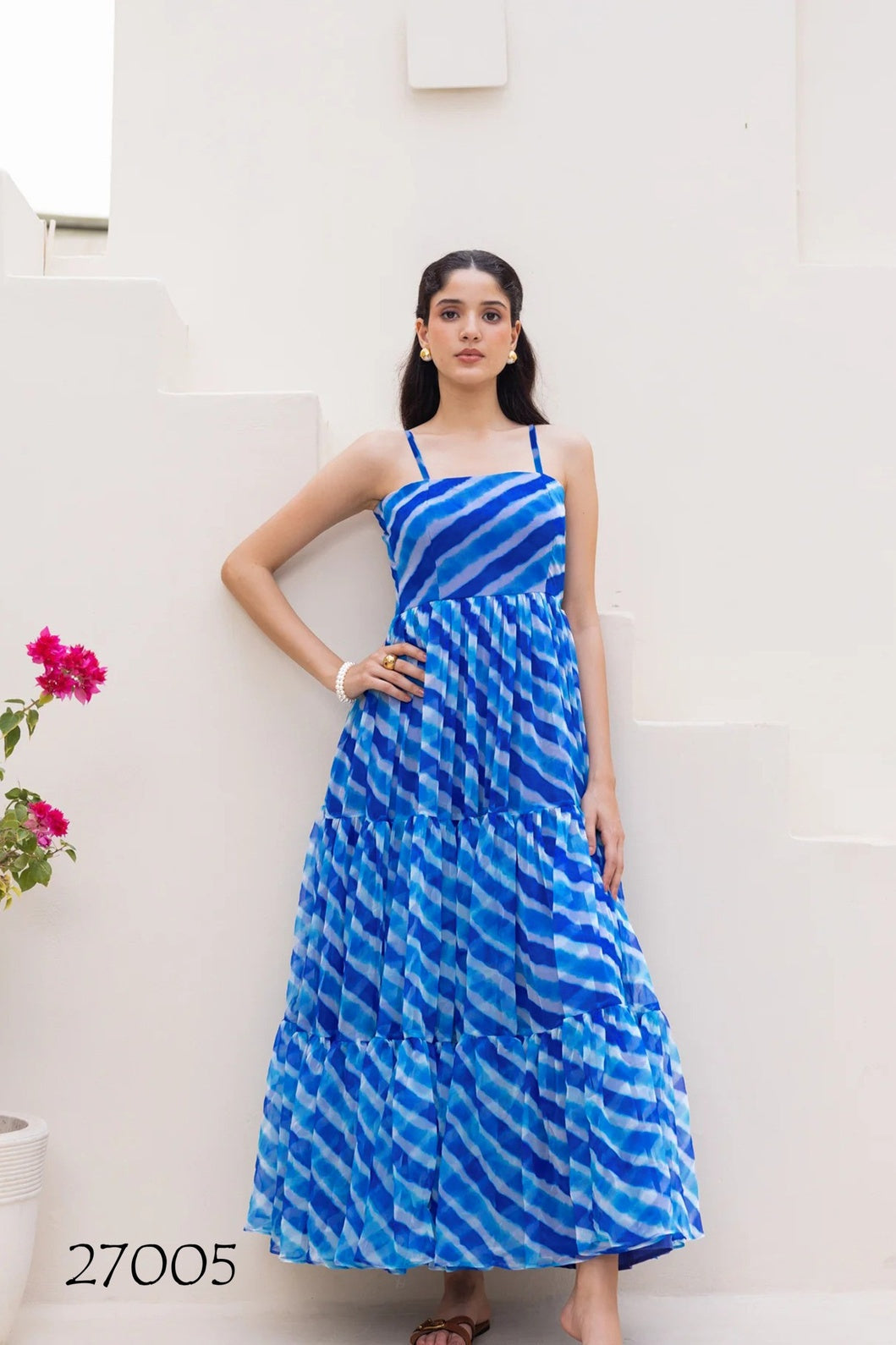 Heavy Faux Georgette Digital Print Flared Anarkali Gown for Women Clothsvilla