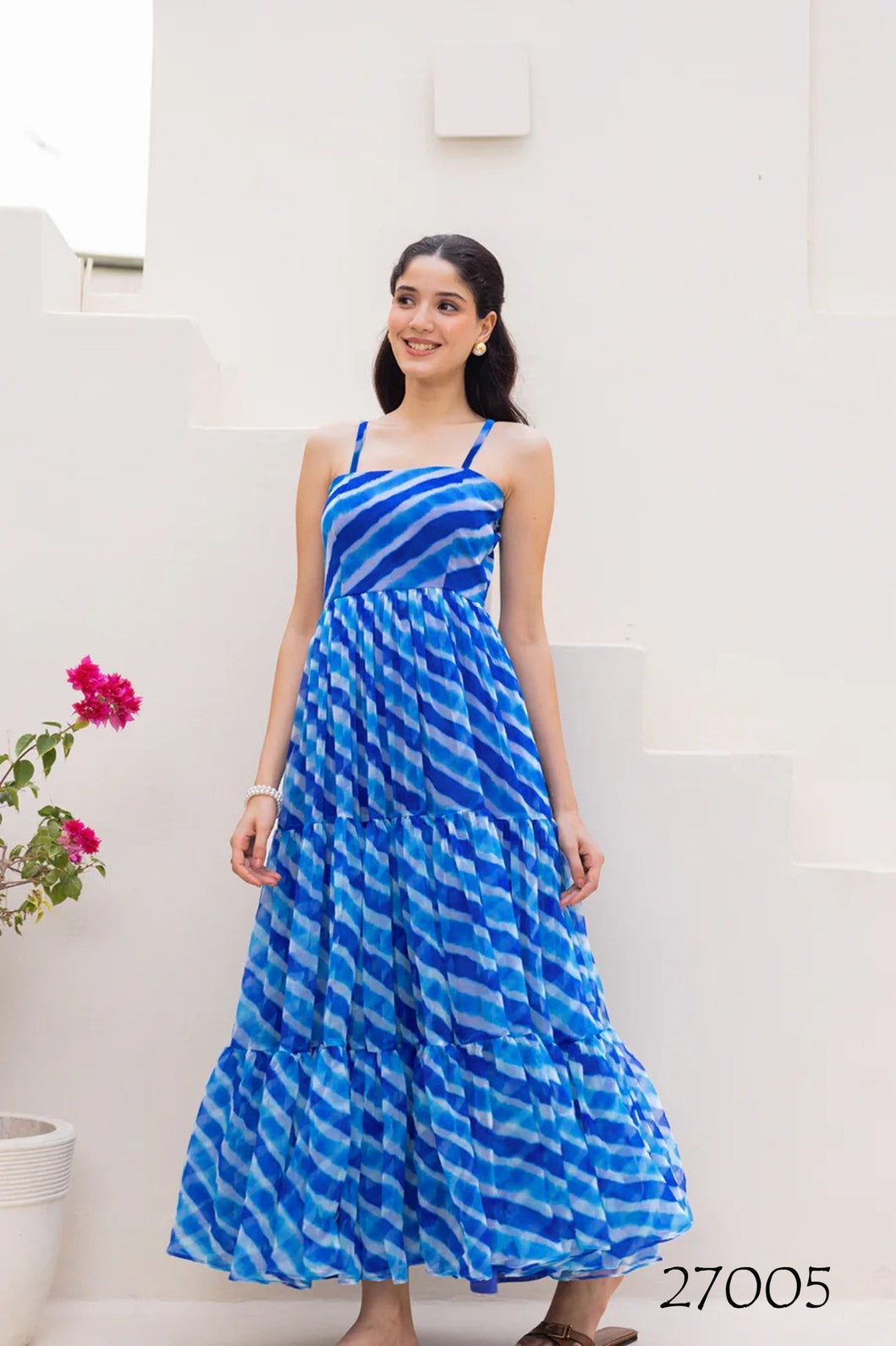 Heavy Faux Georgette Digital Print Flared Anarkali Gown for Women Clothsvilla