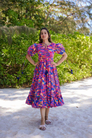 Heavy Rayon Digital Print Full Flare Anarkali Gown Clothsvilla