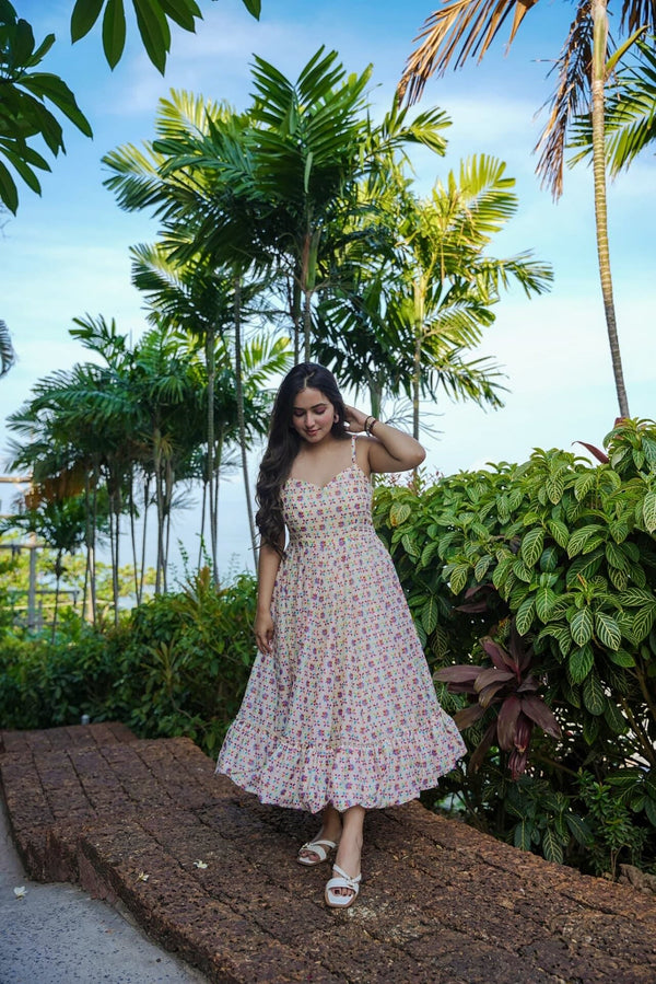 Heavy Rayon Digital Print Full Flare Anarkali Gown Clothsvilla