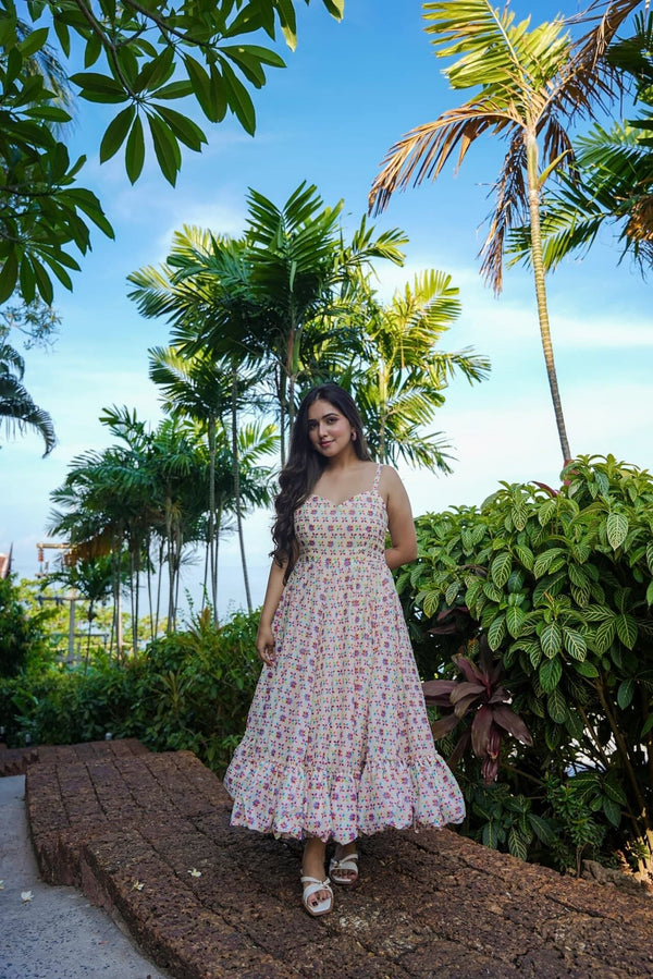 Heavy Rayon Digital Print Full Flare Anarkali Gown Clothsvilla