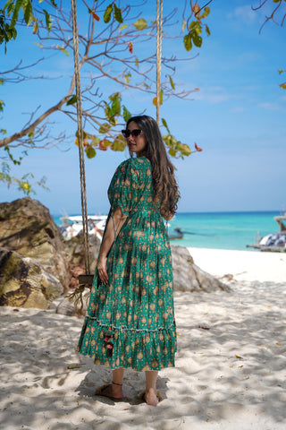 Heavy Rayon Digital Print Full Flare Anarkali Gown Clothsvilla