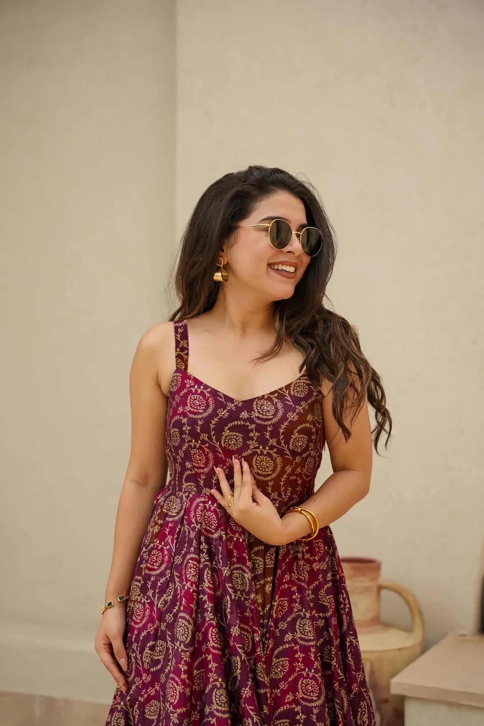 Heavy Rayon Digital Print Full Flare Long Anarkali Gown Clothsvilla