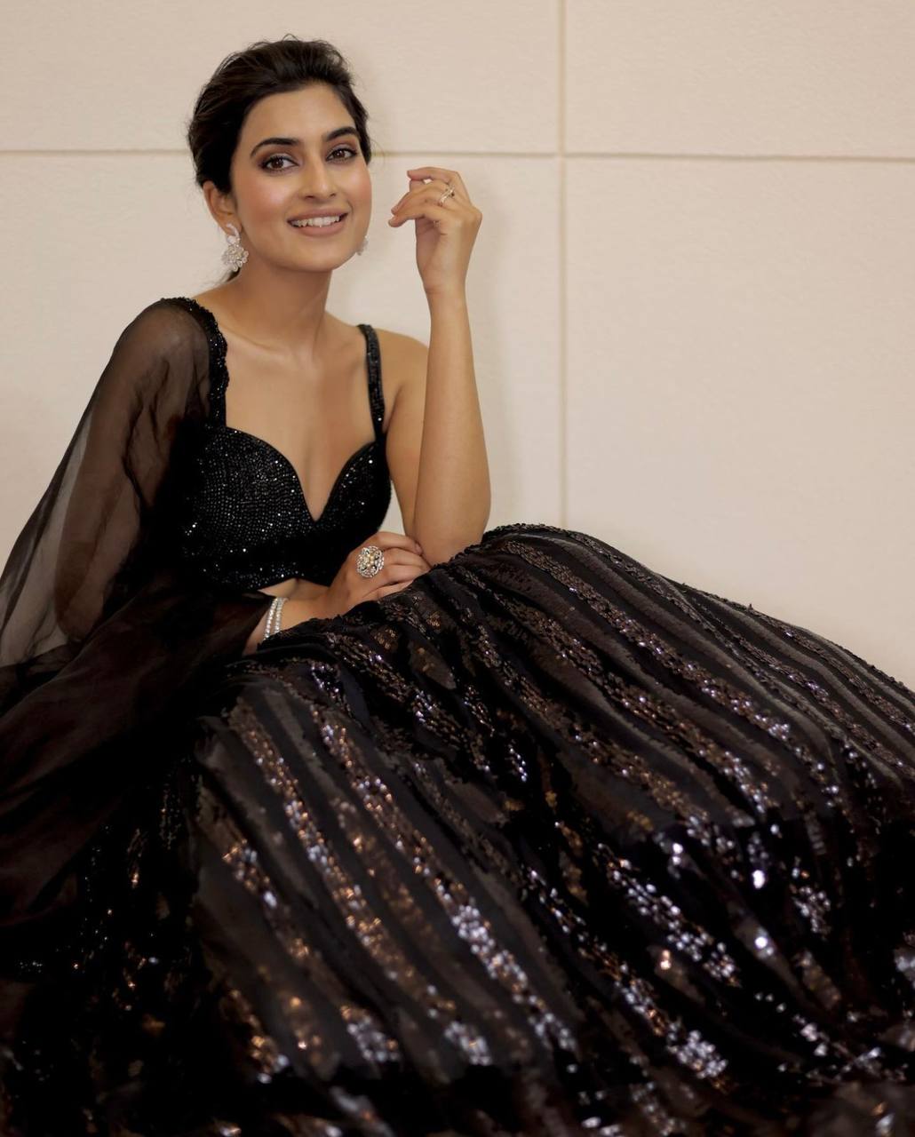 Hot Black Georgette Lehenga Set – Bold & Beautiful ClothsVilla