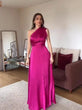 Load image into Gallery viewer, Hot Pink Party Wear Gown – Glamorous Style for Special Occasions ClothsVilla