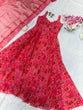 Load image into Gallery viewer, Hot Pink Ri8 Fashion - Exclusive Real Shoot Anarkali Gown with Dupatta | Elegance Redefined Clothsvilla