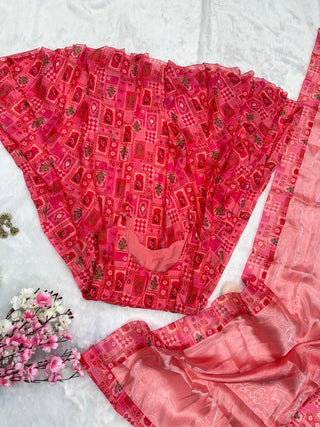 Hot Pink Ri8 Fashion - Exclusive Real Shoot Anarkali Gown with Dupatta | Elegance Redefined Clothsvilla
