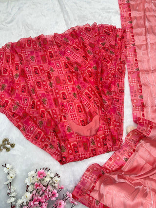 Hot Pink Ri8 Fashion - Exclusive Real Shoot Anarkali Gown with Dupatta | Elegance Redefined Clothsvilla