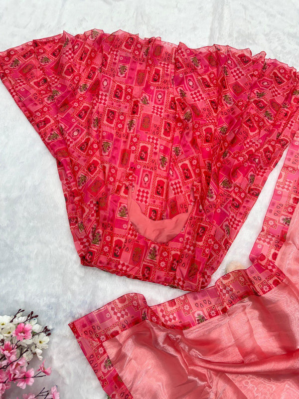 Hot Pink Ri8 Fashion - Exclusive Real Shoot Anarkali Gown with Dupatta | Elegance Redefined Clothsvilla