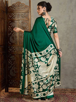 Ishvika Stylish Semi Modal Saree for Party & Festive Wear ClothsVilla