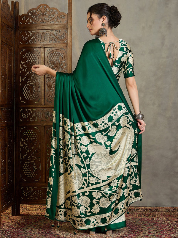 Ishvika Stylish Semi Modal Saree for Party & Festive Wear ClothsVilla