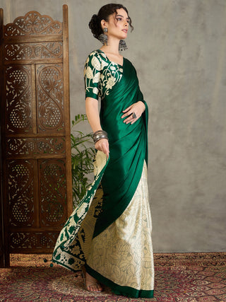Ishvika Stylish Semi Modal Saree for Party & Festive Wear ClothsVilla