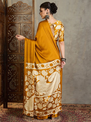 Ishvika Stylish Semi Modal Saree for Party & Festive Wear ClothsVilla