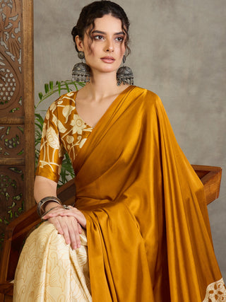 Ishvika Stylish Semi Modal Saree for Party & Festive Wear ClothsVilla