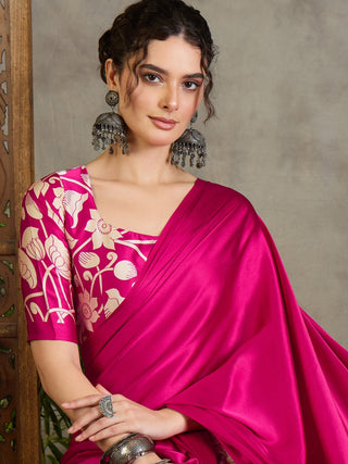 Ishvika Stylish Semi Modal Saree for Party & Festive Wear ClothsVilla
