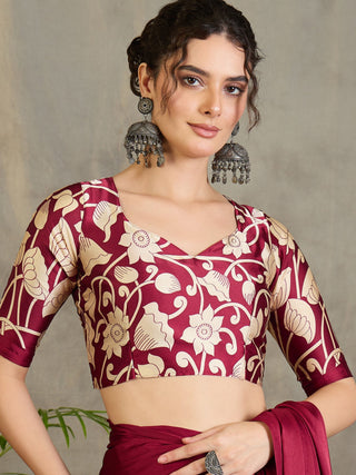Ishvika Stylish Semi Modal Saree for Party & Festive Wear ClothsVilla