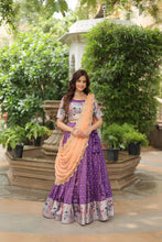 Load image into Gallery viewer, Trending Jequard Lehenga Choli with Russian Silk Embroidered Dupatta – Elegant Lavender ClothsVilla