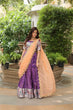 Load image into Gallery viewer, Trending Jequard Lehenga Choli with Russian Silk Embroidered Dupatta – Elegant Lavender ClothsVilla