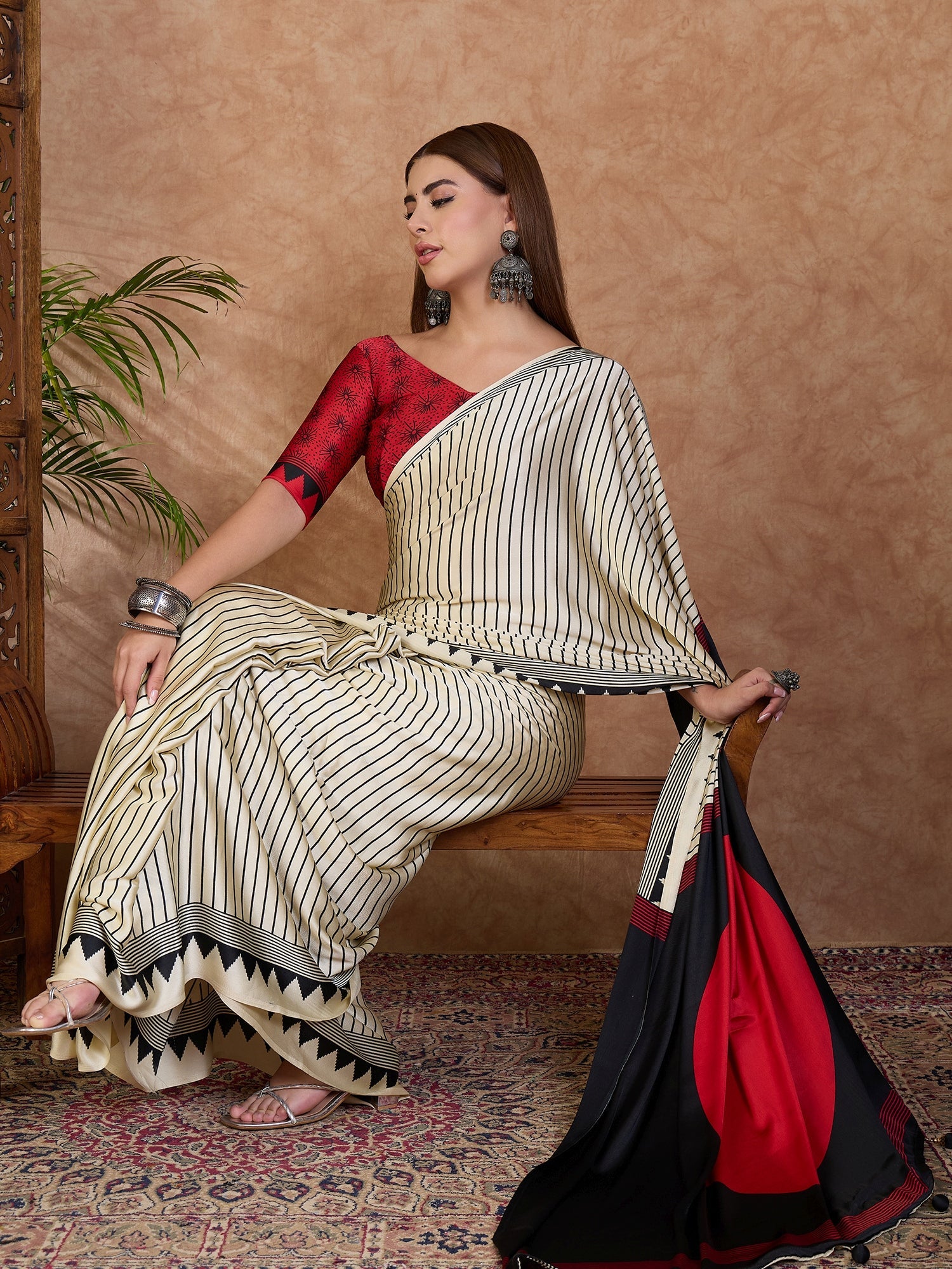 Kairavi Elegant Semi Modal Saree for Wedding Functions ClothsVilla