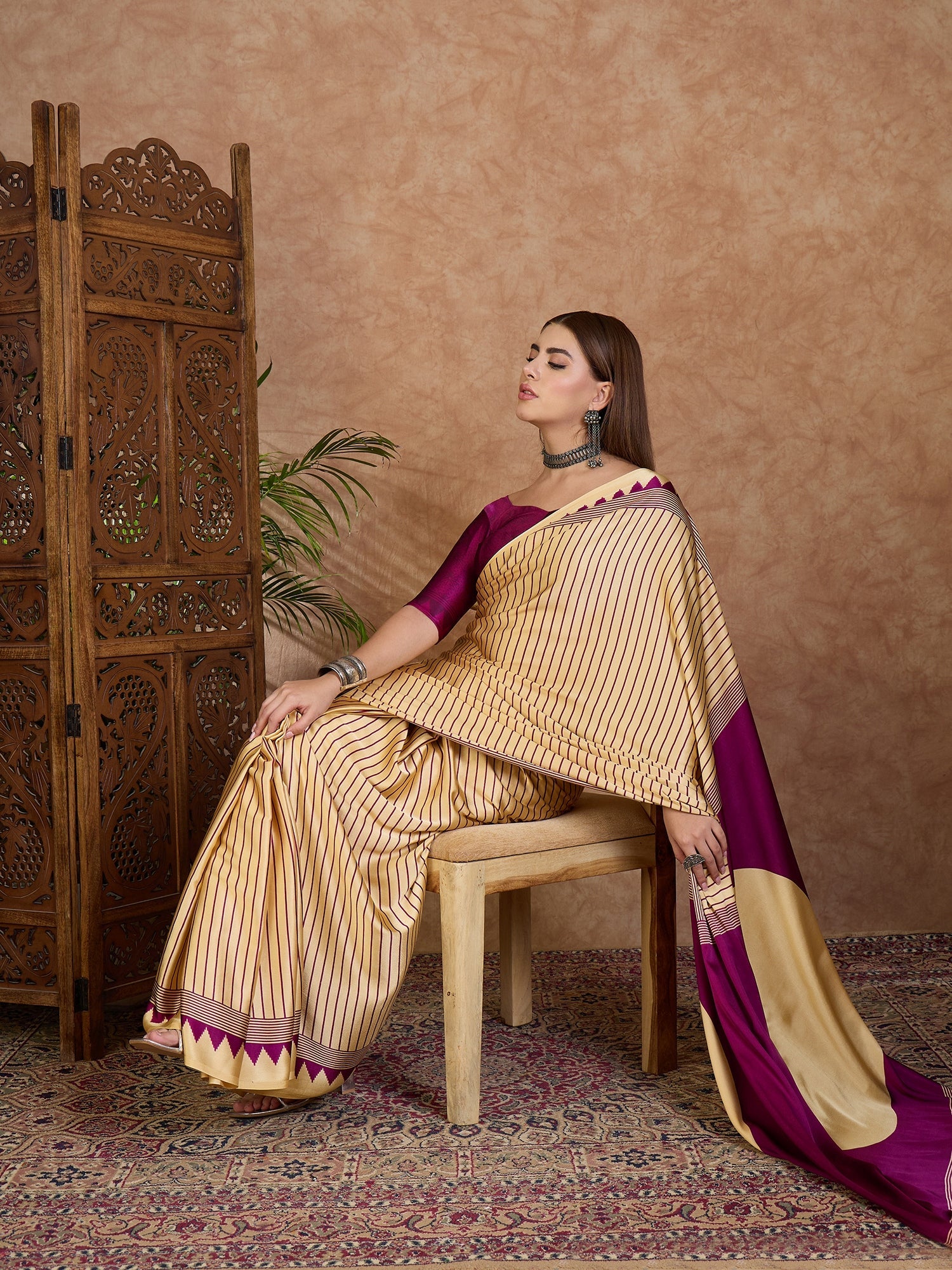 Kairavi Elegant Semi Modal Saree for Wedding Functions ClothsVilla