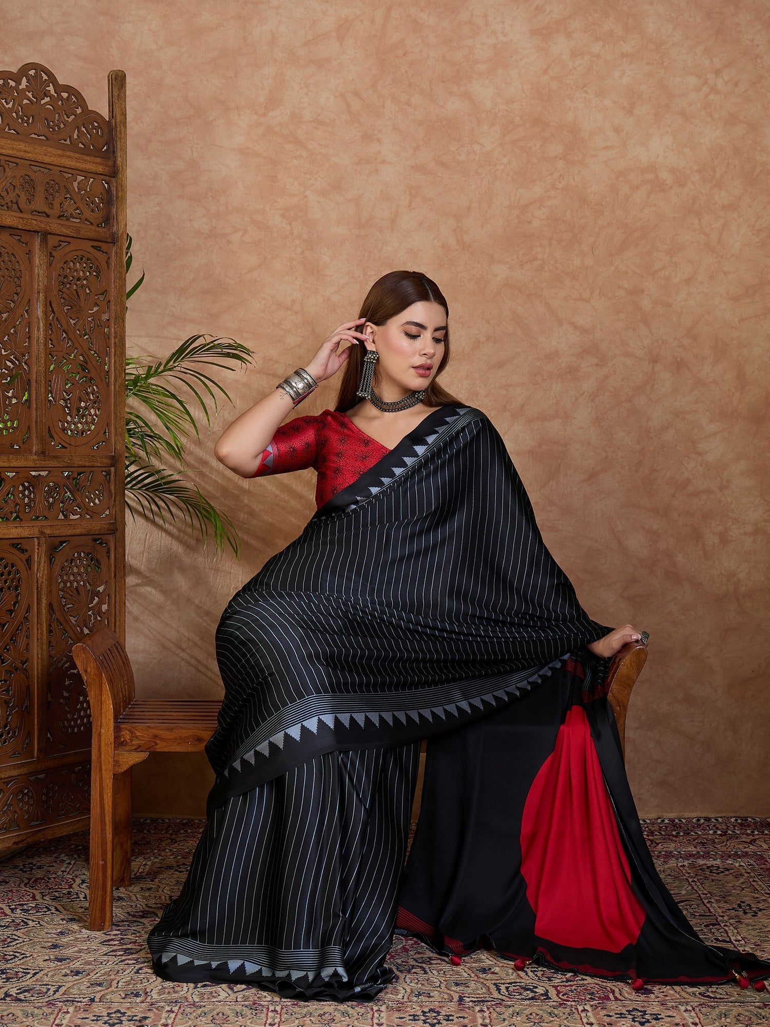 Kairavi Elegant Semi Modal Saree for Wedding Functions ClothsVilla