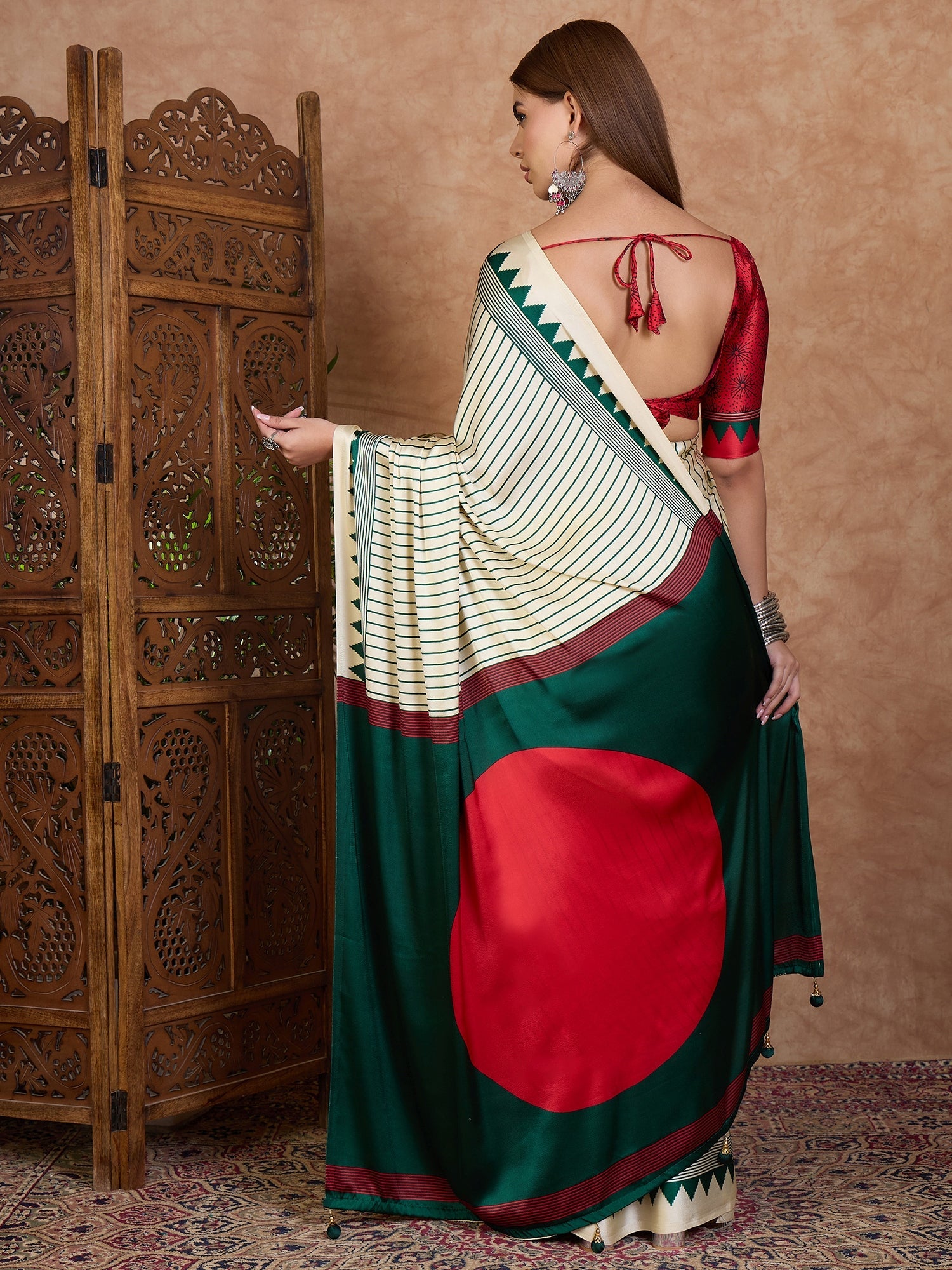 Kairavi Elegant Semi Modal Saree for Wedding Functions ClothsVilla