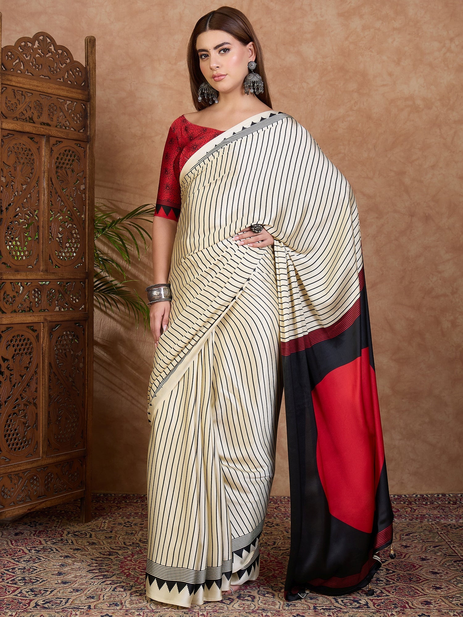 Kairavi Elegant Semi Modal Saree for Wedding Functions ClothsVilla