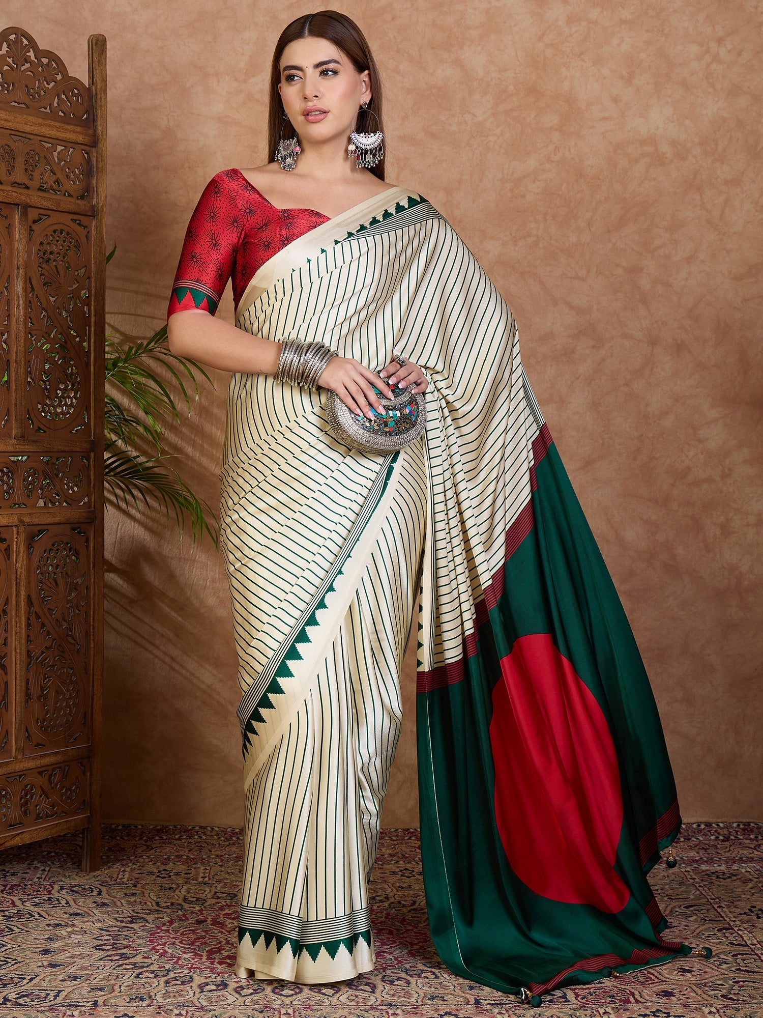 Kairavi Elegant Semi Modal Saree for Wedding Functions ClothsVilla