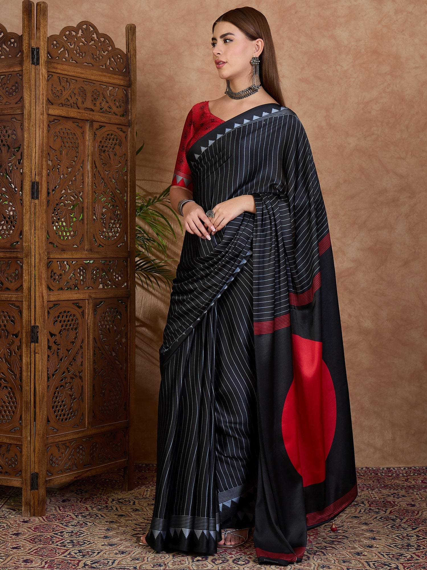 Kairavi Elegant Semi Modal Saree for Wedding Functions ClothsVilla