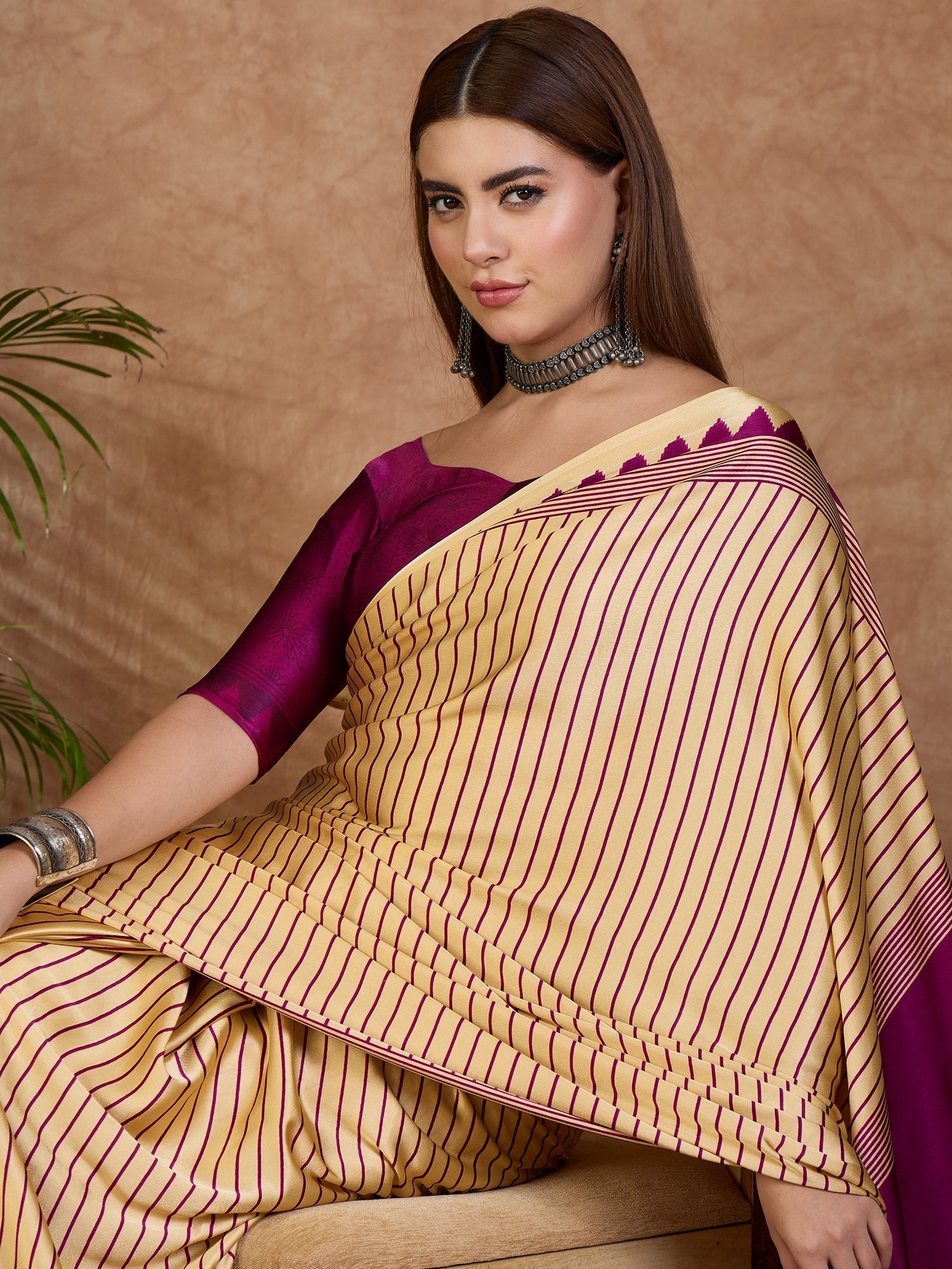 Kairavi Elegant Semi Modal Saree for Wedding Functions ClothsVilla