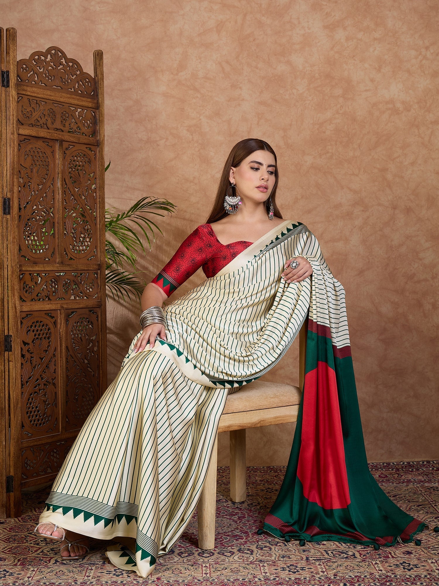Kairavi Elegant Semi Modal Saree for Wedding Functions ClothsVilla