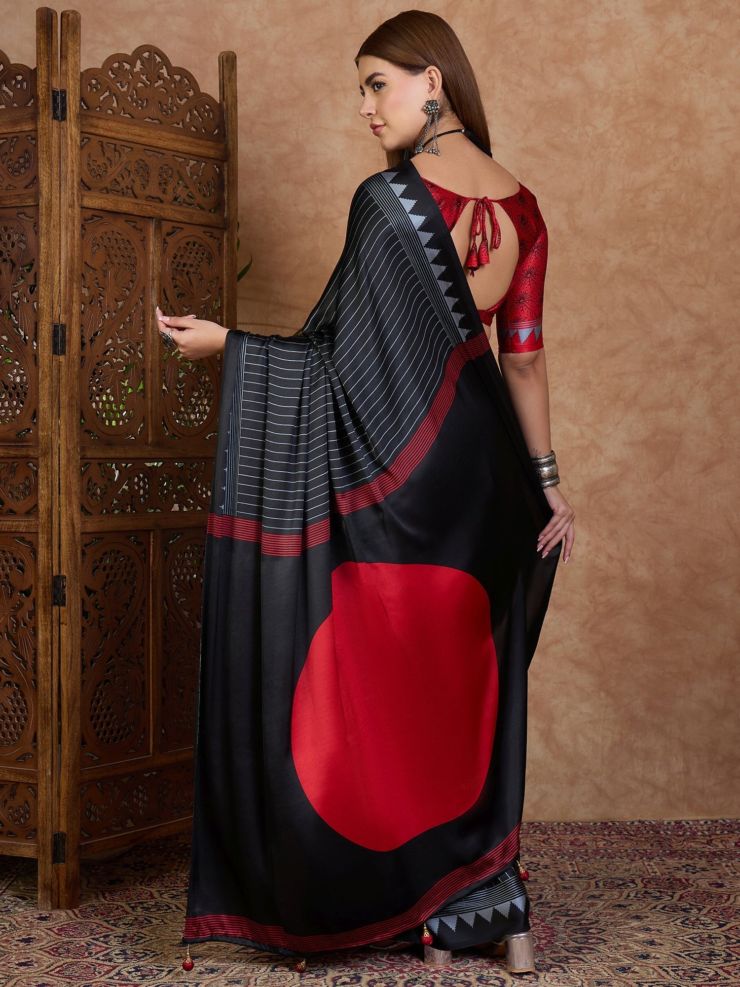 Kairavi Elegant Semi Modal Saree for Wedding Functions ClothsVilla