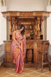 Load image into Gallery viewer, Kanjivaram Silk Saree with Zari Weaving Work ClothsVilla