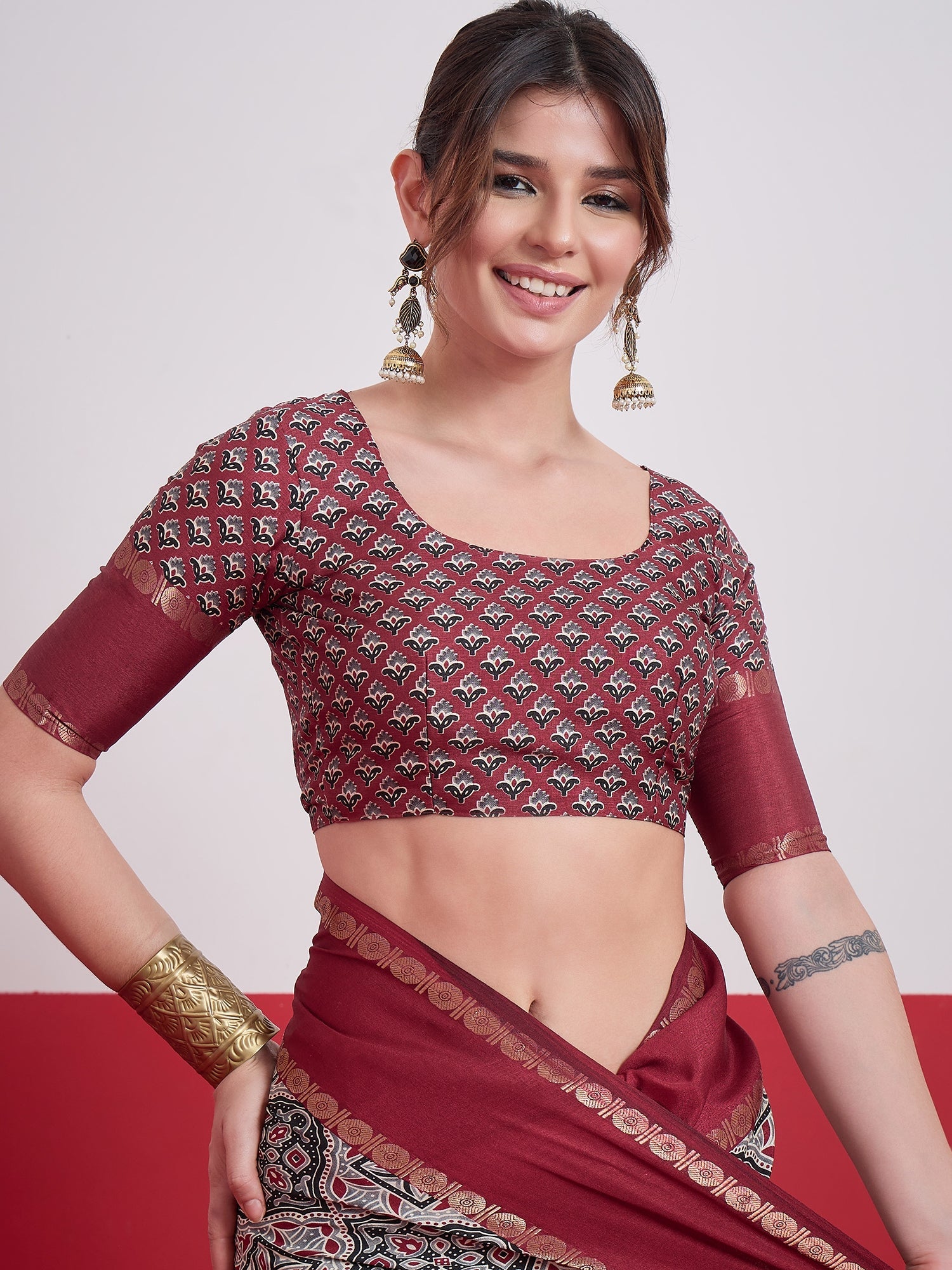 Kashmira Textured Tussar Silk Saree for Festive Wear ClothsVilla