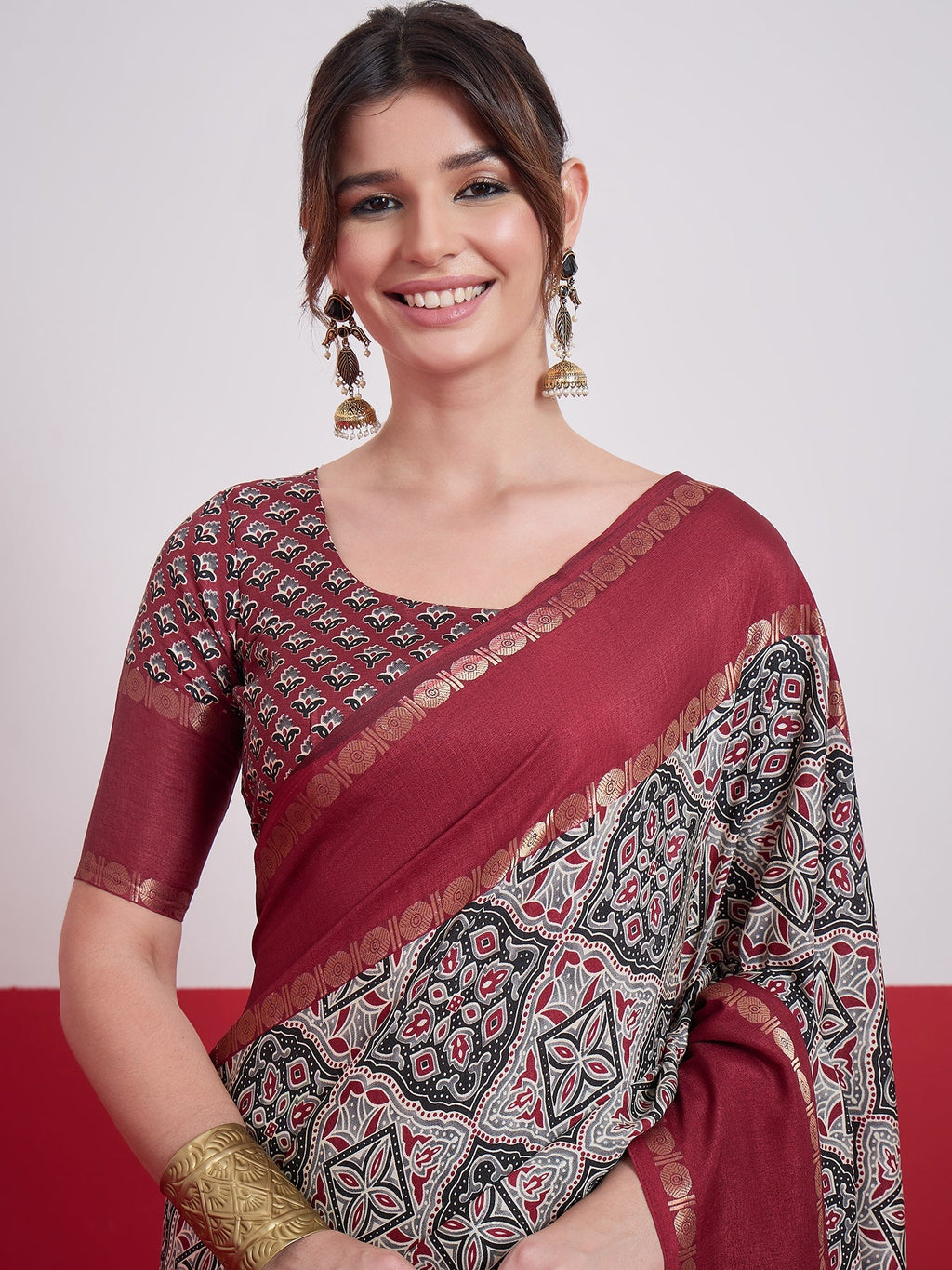 Kashmira Textured Tussar Silk Saree for Festive Wear ClothsVilla