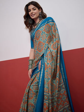 Kashmira Textured Tussar Silk Saree for Festive Wear ClothsVilla