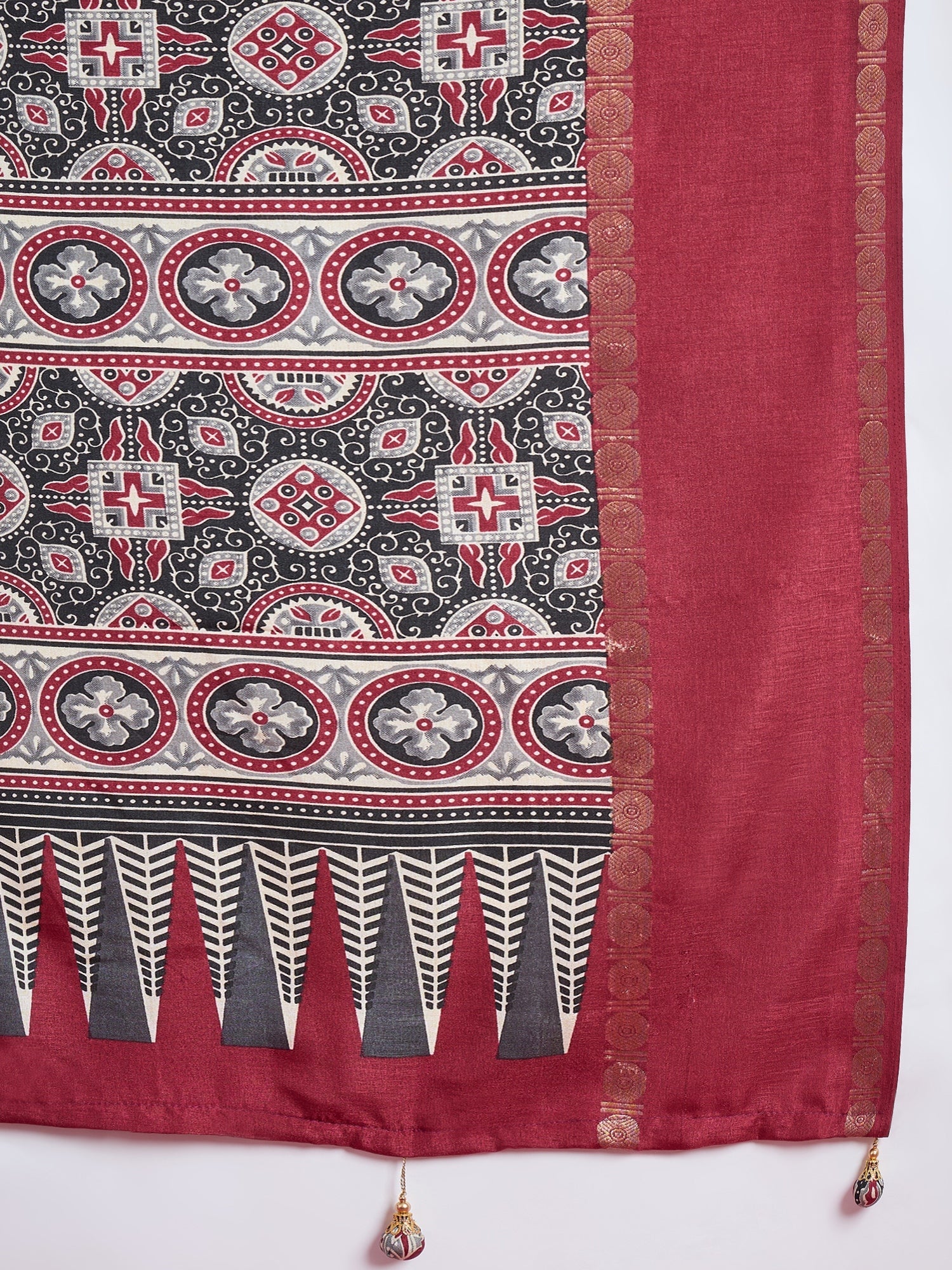 Kashmira Textured Tussar Silk Saree for Festive Wear ClothsVilla