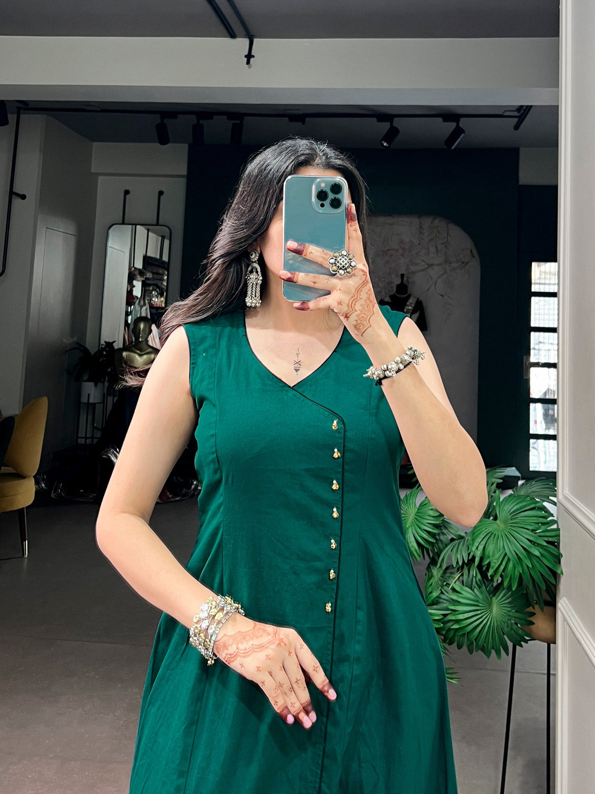 Khadi Cotton Kurta Ethnic Wear Cloth's Villa
