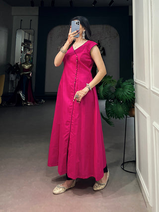 Khadi Cotton Kurta Ethnic Wear Cloth's Villa